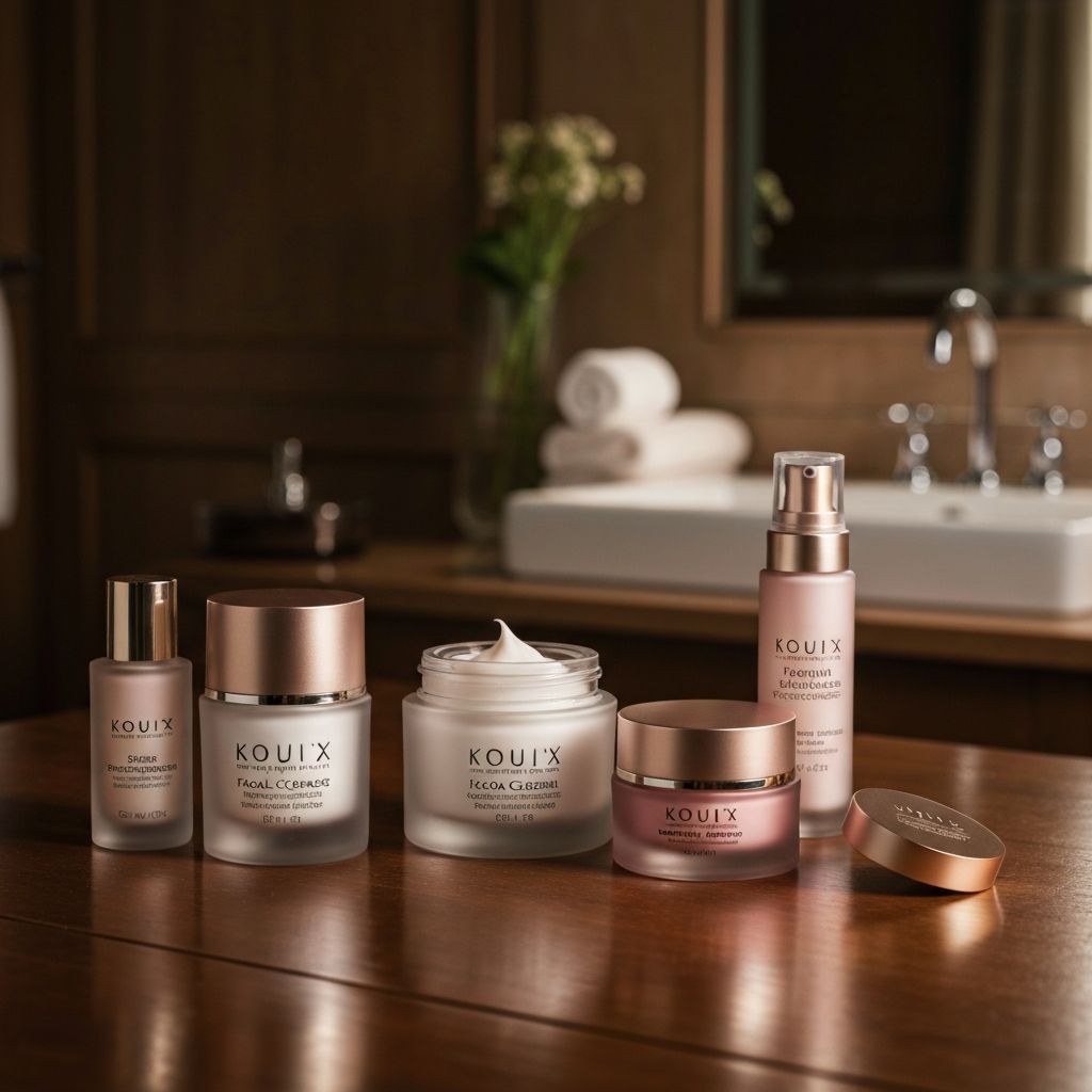 Women's face creams collection